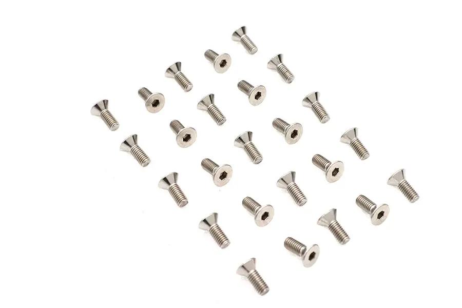 V-Twin Stainless Steel Master Cylinder Reservoir Screw for Harley Davidson FX, FL, XL (1982-1985) by V-Twin