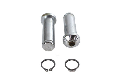 V-Twin Chrome Socket Lever Pin Set for Harley Davidson FLT Models