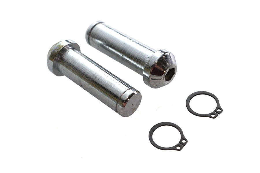 V-Twin Chrome Socket Lever Pin Set for Harley Davidson FLT Models