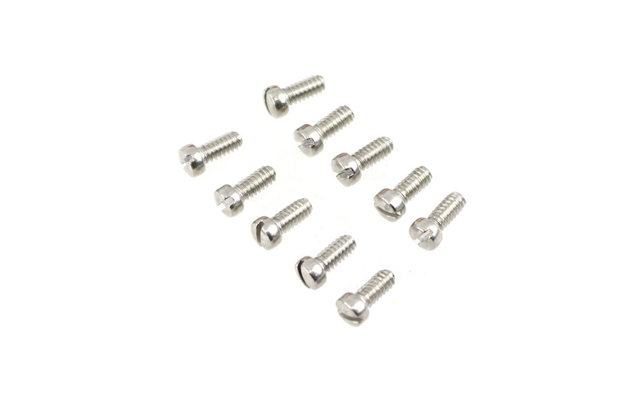V-Twin Emblem Mount Screws for Gas Tank - Fits 1940-1946 Harley Davidson EL & FL Models