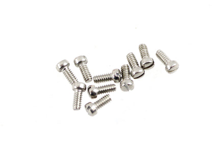 V-Twin Emblem Mount Screws for Gas Tank - Fits 1940-1946 Harley Davidson EL & FL Models