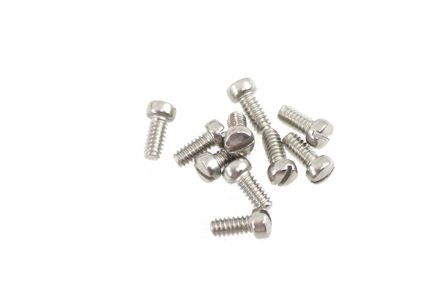 V-Twin Emblem Mount Screws for Gas Tank - Fits 1940-1946 Harley Davidson EL & FL Models