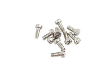 V-Twin Emblem Mount Screws for Gas Tank - Fits 1940-1946 Harley Davidson EL & FL Models