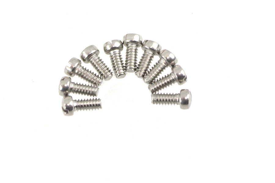 V-Twin Emblem Mount Screws for Gas Tank - Fits 1940-1946 Harley Davidson EL & FL Models