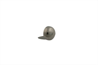 Standard Rivet 3/8 Inch Round Saddlebag Spot Nickel (Part #203 4/16)