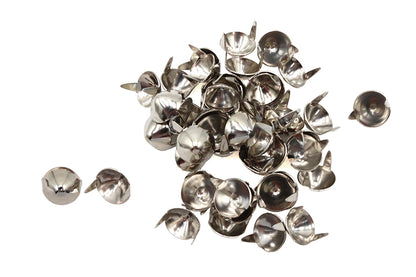 Standard Rivet 404 Bright Nickel 7/16 inch Pointed Saddlebag Spot for Harley Davidson and Custom Motorcycles