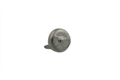 Standard Rivet 2804 Nickel 1/2 Inch Spot-Star Saddlebag Spots
