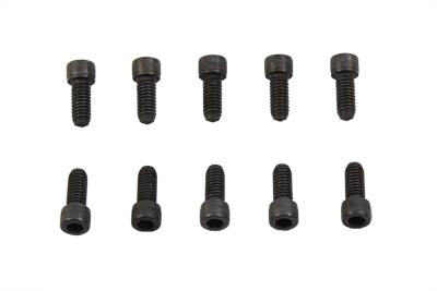 V-Twin Black Exhaust Flange Mount Bolt for Harley Davidson Shovelhead Models - Part #2215