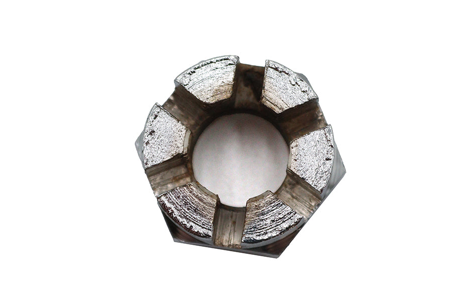V-Twin Chrome Front Axle Nut for Harley Davidson FXST and FLST Models