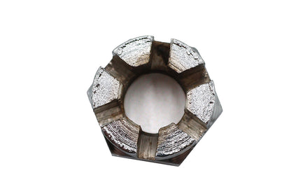 V-Twin Chrome Front Axle Nut for Harley Davidson FXST and FLST Models