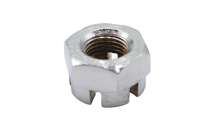 V-Twin Chrome Front Axle Nut for Harley Davidson FXST and FLST Models