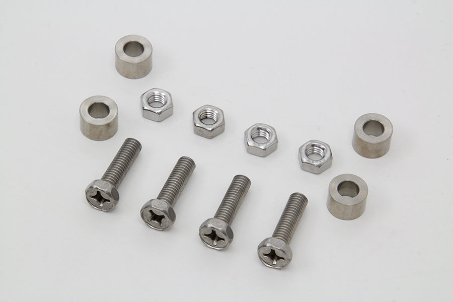 V-Twin Battery Terminal Hardware Kit with 10mm Hex Head Bolts, Part #25-6143-A