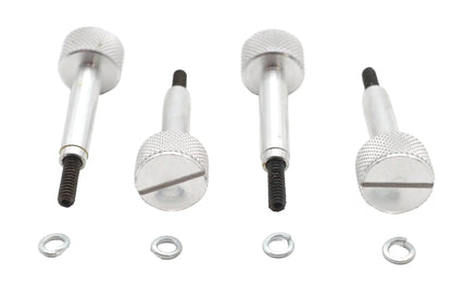 V-Twin Carburetor Float Bowl Screw Set (Set of 4) by V-Twin