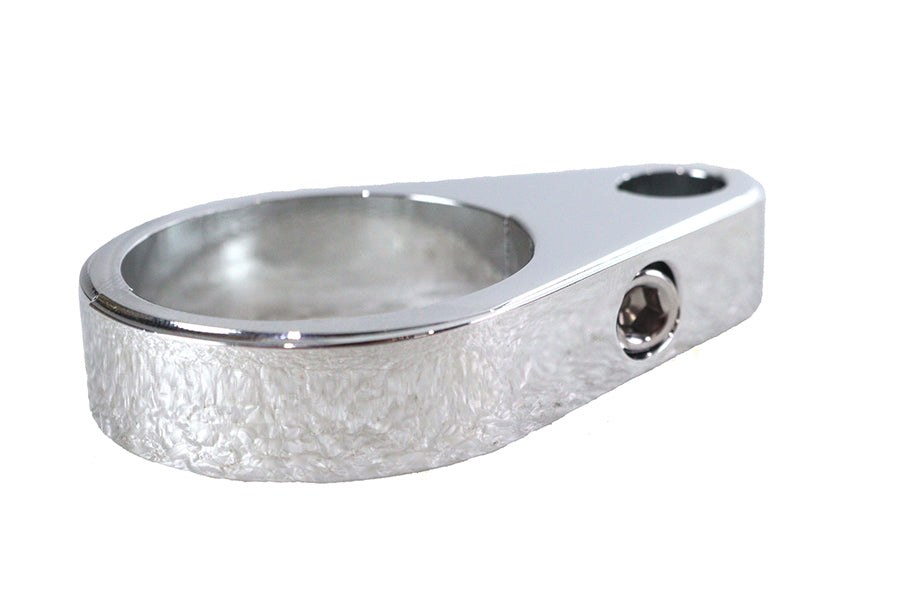 35mm Clutch Cable Clamp Chrome