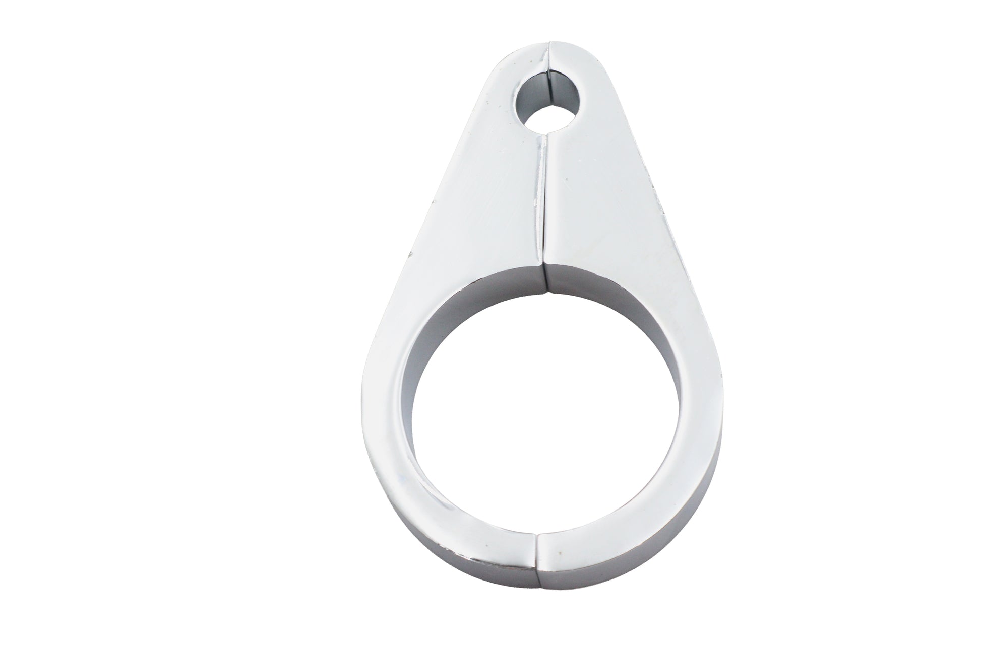 V-Twin 39mm Chrome Speedometer Cable Clamp - Secure Your Motorcycle Speedometer