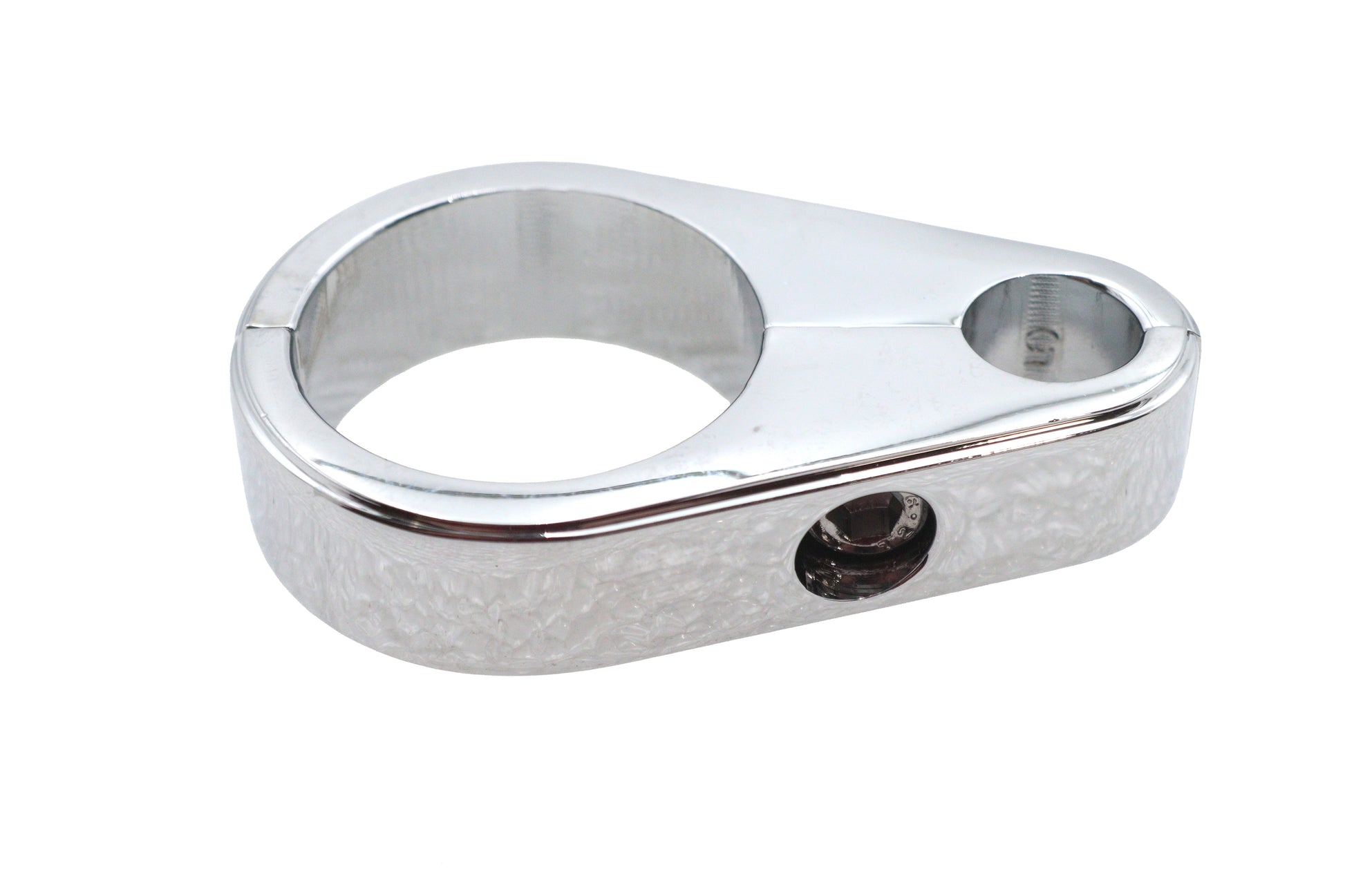 V-Twin Chrome Clutch Cable Clamp 1-1/8 inch Inner Diameter
