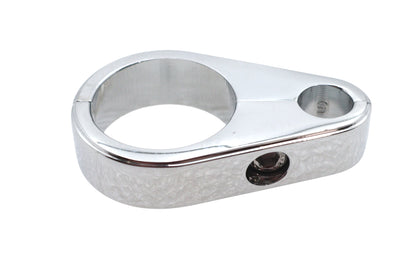 V-Twin Chrome Clutch Cable Clamp 1-1/8 inch Inner Diameter