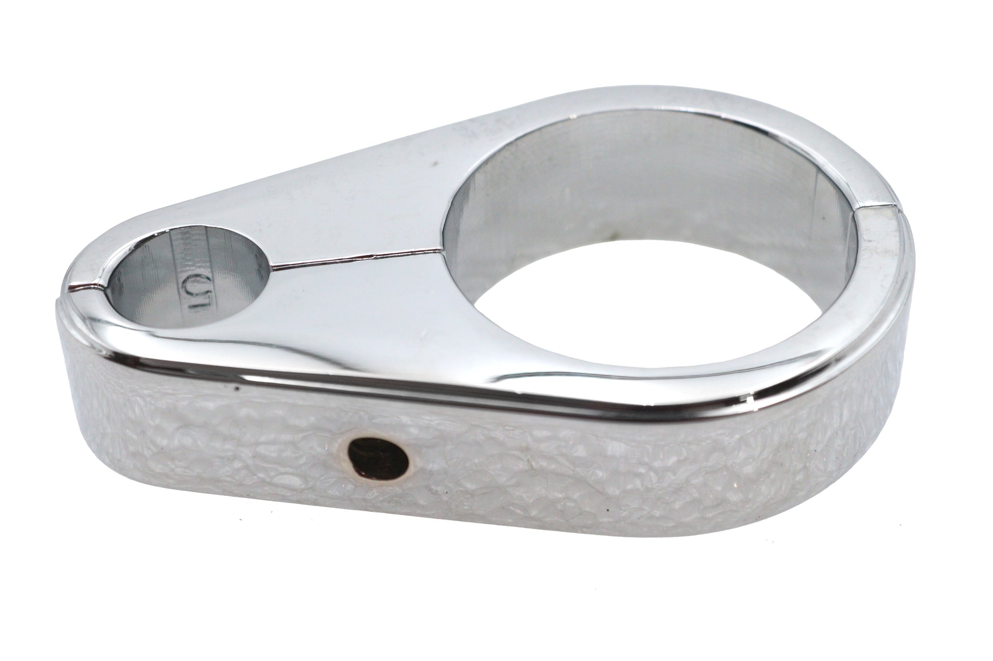 V-Twin Chrome Clutch Cable Clamp 1-1/8 inch Inner Diameter