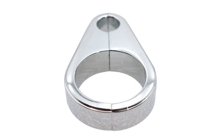 V-Twin Chrome Clutch Cable Clamp 1-1/8 inch Inner Diameter