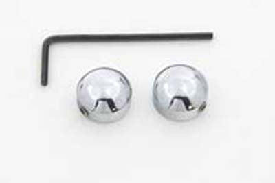V-Twin 1/4 Inch Chrome Socket Bolt Cover Set - Durable Automotive Accessory