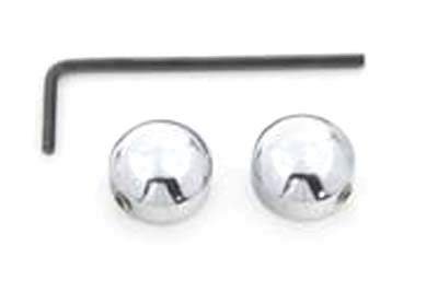 V-Twin 1/4 Inch Chrome Socket Bolt Cover Set - Durable Automotive Accessory