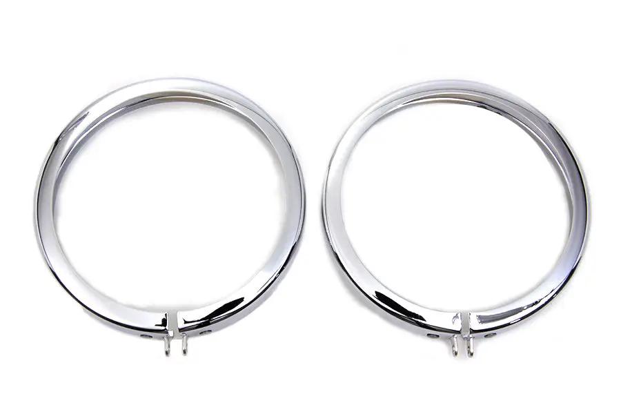 V-Twin Spotlamp Collar Set for Harley Davidson FL Models (1964-1973) by V-Twin