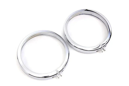 V-Twin Spotlamp Collar Set for Harley Davidson FL Models (1964-1973) by V-Twin