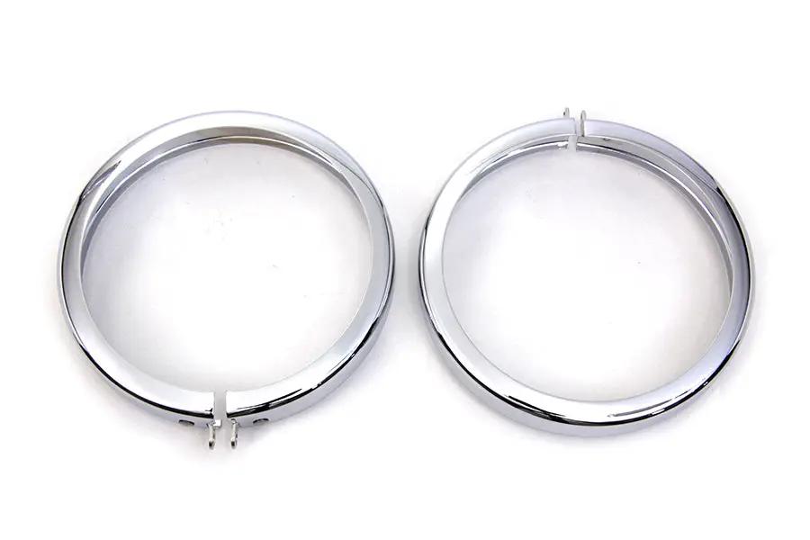 V-Twin Spotlamp Collar Set for Harley Davidson FL Models (1964-1973) by V-Twin