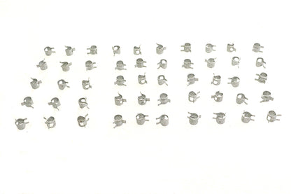 V-Twin Zinc Battery Vent Clamp - 1/4 Inch Inner Diameter for Harley Davidson FXST (1984-1993)