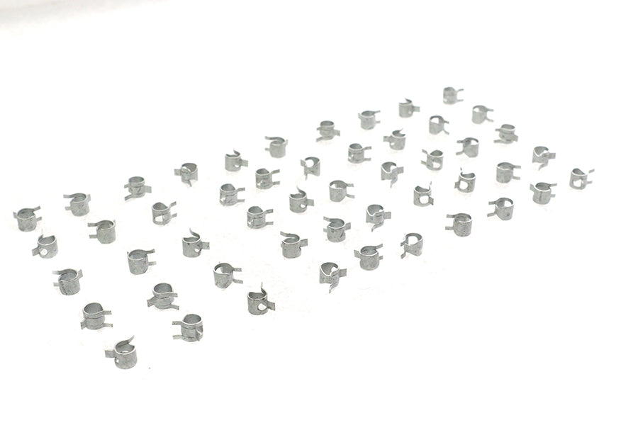 V-Twin Zinc Battery Vent Clamp - 1/4 Inch Inner Diameter for Harley Davidson FXST (1984-1993)