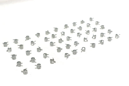 V-Twin Zinc Battery Vent Clamp - 1/4 Inch Inner Diameter for Harley Davidson FXST (1984-1993)