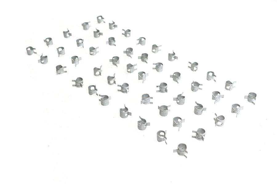 V-Twin Zinc Battery Vent Clamp - 1/4 Inch Inner Diameter for Harley Davidson FXST (1984-1993)
