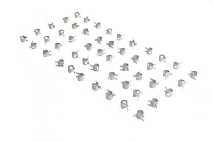 V-Twin Zinc Battery Vent Clamp - 1/4 Inch Inner Diameter for Harley Davidson FXST (1984-1993)