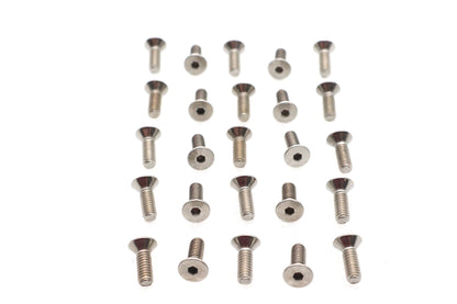 V-Twin Handlebar Master Cylinder Cover Screw Stainless Steel for Harley Davidson FL 1972-1981
