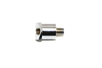 V-Twin Oil Pressure Gauge Fitting Chrome – 5mm Hole Diameter, No Switch Hole by V-Twin