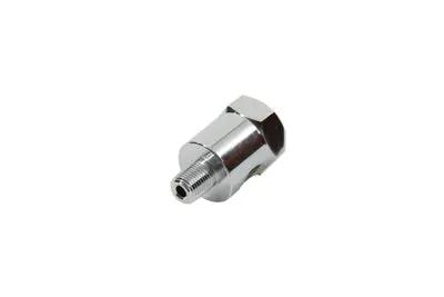 V-Twin Chrome Oil Pressure Gauge Fitting with Switch Hole – Part 2058 by V-Twin