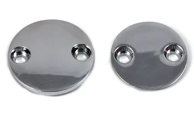 V-Twin Primary Cover Chrome Inspection Cover Set for Harley Davidson XL 1991-1993 by V-Twin