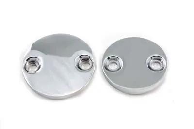 V-Twin Primary Cover Chrome Inspection Cover Set for Harley Davidson XL 1991-1993 by V-Twin