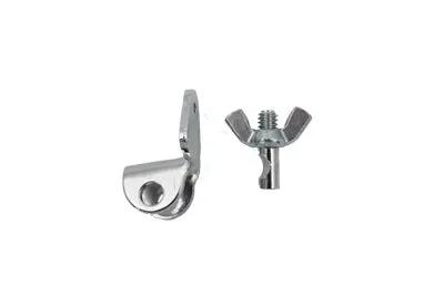 Paughco Chrome Mechanical Brake Light Switch Hardware for Harley Davidson EL and FL Models by Paughco