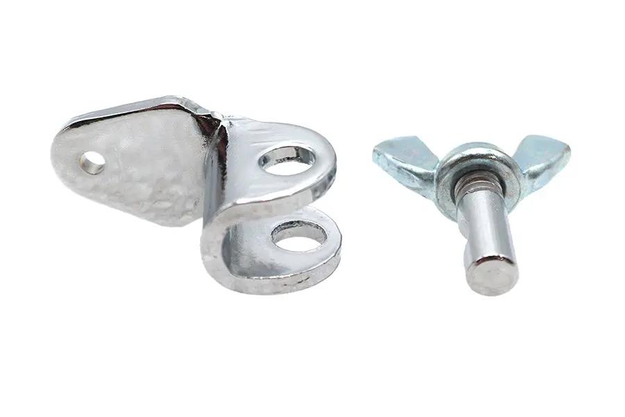 Paughco Chrome Mechanical Brake Light Switch Hardware for Harley Davidson EL and FL Models by Paughco