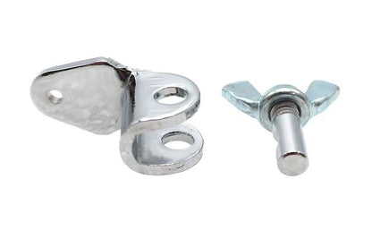 Paughco Chrome Mechanical Brake Light Switch Hardware for Harley Davidson EL and FL Models by Paughco
