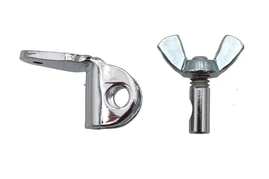 Paughco Chrome Mechanical Brake Light Switch Hardware for Harley Davidson EL and FL Models by Paughco