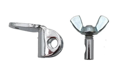 Paughco Chrome Mechanical Brake Light Switch Hardware for Harley Davidson EL and FL Models by Paughco