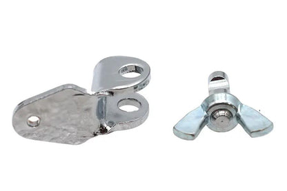 Paughco Chrome Mechanical Brake Light Switch Hardware for Harley Davidson EL and FL Models by Paughco