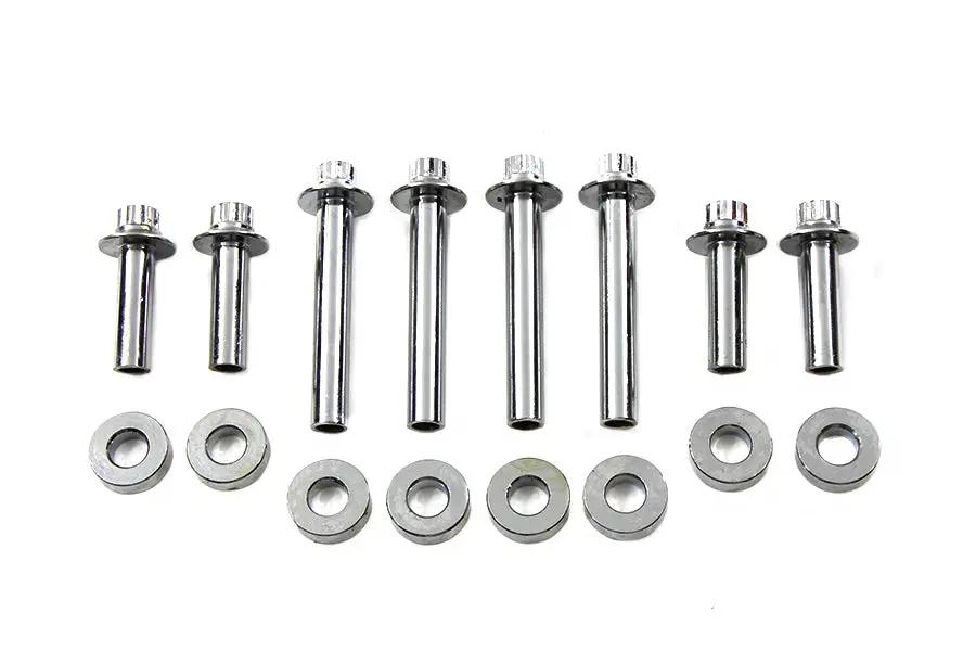 V-Twin Chrome Head Bolt Set – Fits 1986-1991 Harley Davidson FXST & FLST Models by V-Twin