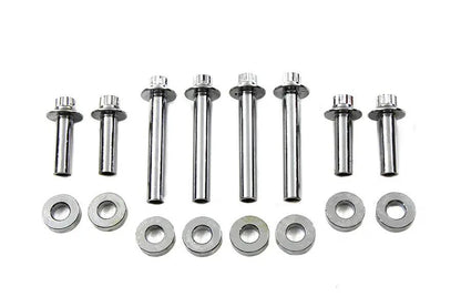 V-Twin Chrome Head Bolt Set – Fits 1986-1991 Harley Davidson FXST & FLST Models by V-Twin