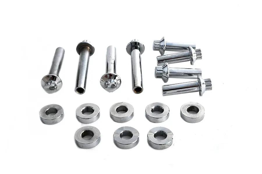 V-Twin Chrome Head Bolt Set – Fits 1986-1991 Harley Davidson FXST & FLST Models by V-Twin