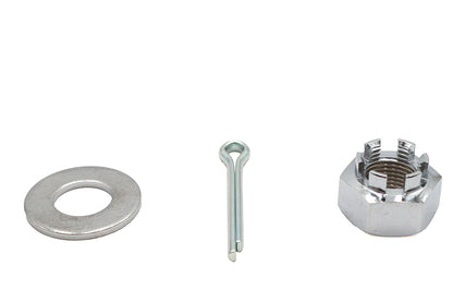 V-Twin Chrome Axle Nut Kit Castle Style 5/8 - 18 UNF for Harley Davidson FXST (1989-1998)