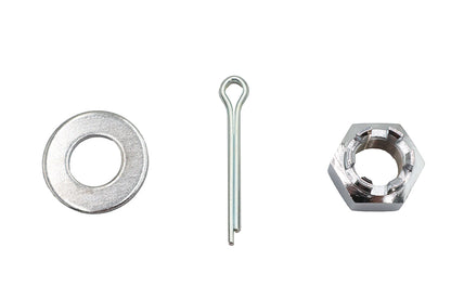 V-Twin Chrome Axle Nut Kit Castle Style 5/8 - 18 UNF for Harley Davidson FXST (1989-1998)