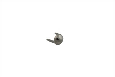 Standard Rivet 402 Nickel 1/4 Inch Pointed Saddlebag Spots for Leather Repair and Customization